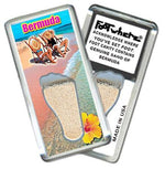 Load image into Gallery viewer, Bermuda FootWhere® Souvenir Magnet. Made in USA-FootWhere® Souvenirs
