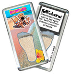 Load image into Gallery viewer, Bermuda FootWhere® Souvenir Fridge Magnets. 6 Piece Set. Made in USA-FootWhere® Souvenirs

