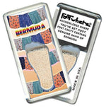 Load image into Gallery viewer, Bermuda FootWhere® Souvenir Magnet. Made in USA-FootWhere® Souvenirs
