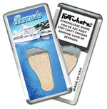 Load image into Gallery viewer, Bermuda FootWhere® Souvenir Fridge Magnets. 6 Piece Set. Made in USA-FootWhere® Souvenirs
