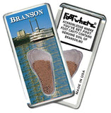 Branson FootWhere® Souvenir Fridge Magnets. 6 Piece Set. Made in USA-FootWhere® Souvenirs