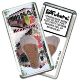 Branson FootWhere® Souvenir Fridge Magnets. 6 Piece Set. Made in USA-FootWhere® Souvenirs