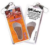 Branson FootWhere® Souvenir Zipper-Pull. Made in USA-FootWhere® Souvenirs