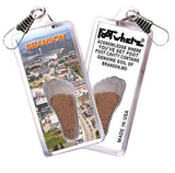 Branson FootWhere® Souvenir Zipper-Pull. Made in USA-FootWhere® Souvenirs