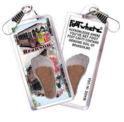 Branson FootWhere® Souvenir Zipper-Pull. Made in USA-FootWhere® Souvenirs