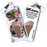 Branson FootWhere® Souvenir Zipper-Pulls. 6 Piece Set. Made in USA-FootWhere® Souvenirs
