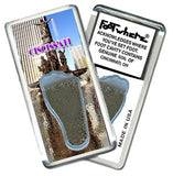 Cincinnati FootWhere® Souvenir Fridge Magnet. Made in USA-FootWhere® Souvenirs