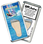 Load image into Gallery viewer, Cocoa Beach FootWhere® Souvenir Fridge Magnet. Made in USA-FootWhere® Souvenirs
