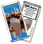Load image into Gallery viewer, Charlotte FootWhere® Souvenir Magnet. Made in USA-FootWhere® Souvenirs
