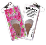 Load image into Gallery viewer, Charlotte FootWhere® Souvenir Zipper-Pulls. 6 Piece Set. Made in USA-FootWhere® Souvenirs
