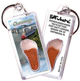 Chattanooga FootWhere® Souvenir Keychains. 6 Piece Set. Made in USA-FootWhere® Souvenirs