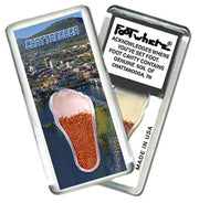 Chattanooga FootWhere® Souvenir Fridge Magnets. 6 Piece Set. Made in USA-FootWhere® Souvenirs