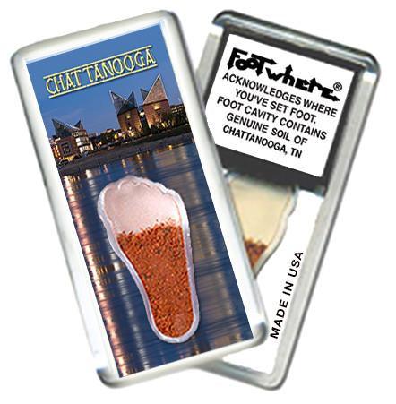Chattanooga FootWhere® Souvenir Magnet. Made in USA-FootWhere® Souvenirs