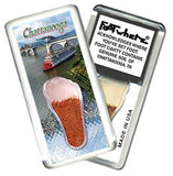 Chattanooga FootWhere® Souvenir Magnet. Made in USA-FootWhere® Souvenirs