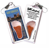 Chattanooga FootWhere® Souvenir Zipper-Pulls. 6 Piece Set. Made in USA-FootWhere® Souvenirs