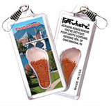 Chattanooga FootWhere® Souvenir Zipper-Pulls. 6 Piece Set. Made in USA-FootWhere® Souvenirs