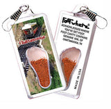 Chattanooga FootWhere® Souvenir Zipper-Pulls. 6 Piece Set. Made in USA-FootWhere® Souvenirs