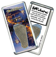 Catalina Island FootWhere® Souvenir Fridge Magnets. 6 Piece Set. Made in USA-FootWhere® Souvenirs