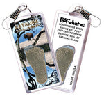 Load image into Gallery viewer, Catalina Island FootWhere® Souvenir Zipper-Pulls. 6 Piece Set. Made in USA-FootWhere® Souvenirs
