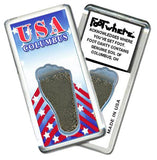 Columbus FootWhere® Souvenir Fridge Magnets. 6 Piece Set. Made in USA-FootWhere® Souvenirs