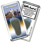 Load image into Gallery viewer, Cleveland FootWhere® Souvenir Fridge Magnet. Made in USA-FootWhere® Souvenirs
