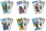 Load image into Gallery viewer, Columbus FootWhere® Souvenir Fridge Magnets. 6 Piece Set. Made in USA-FootWhere® Souvenirs
