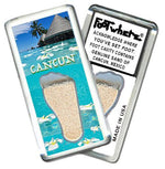 Load image into Gallery viewer, Cancun FootWhere® Souvenir Fridge Magnet. Made in USA-FootWhere® Souvenirs

