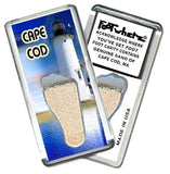 Cape Cod FootWhere® Souvenir Magnet. Made in USA-FootWhere® Souvenirs