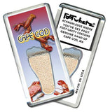 Cape Cod FootWhere® Souvenir Magnet. Made in USA-FootWhere® Souvenirs