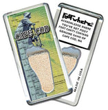 Cape Cod FootWhere® Souvenir Magnet. Made in USA-FootWhere® Souvenirs