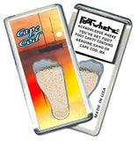 Cape Cod FootWhere® Souvenir Magnet. Made in USA-FootWhere® Souvenirs