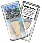 Load image into Gallery viewer, Cape Cod FootWhere® Souvenir Magnet. Made in USA-FootWhere® Souvenirs
