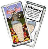 Cape Cod FootWhere® Souvenir Magnet. Made in USA-FootWhere® Souvenirs