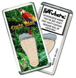 Costa Rica FootWhere® Souvenir Fridge Magnet. Made in USA-FootWhere® Souvenirs