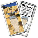 Costa Rica FootWhere® Souvenir Fridge Magnet. Made in USA-FootWhere® Souvenirs