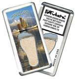 Corpus Christi FootWhere® Souvenir Magnet. Made in USA-FootWhere® Souvenirs