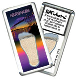 Corpus Christi FootWhere® Souvenir Magnet. Made in USA-FootWhere® Souvenirs