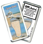 Load image into Gallery viewer, Corpus Christi FootWhere® Souvenir Magnet. Made in USA-FootWhere® Souvenirs
