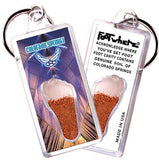 Colorado Springs FootWhere® Souvenir Keychains. 6 Piece Set. Made in USA-FootWhere® Souvenirs