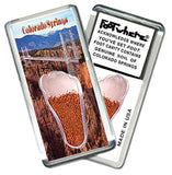 Colorado Springs FootWhere® Souvenir Fridge Magnet. Made in USA-FootWhere® Souvenirs