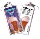 Colorado Springs FootWhere® Souvenir Zipper-Pull. Made in USA-FootWhere® Souvenirs