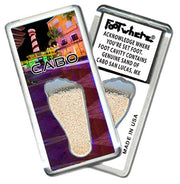 Cabo San Lucas FootWhere® Souvenir Fridge Magnets. 6 Piece Set. Made in USA - FootWhere® Souvenir Shop