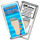 Cabo San Lucas FootWhere® Souvenir Fridge Magnets. 6 Piece Set. Made in USA - FootWhere® Souvenir Shop