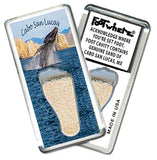 Cabo San Lucas FootWhere® Souvenir Fridge Magnets. 6 Piece Set. Made in USA - FootWhere® Souvenir Shop