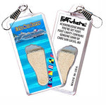 Load image into Gallery viewer, Cabo San Lucas FootWhere® Souvenir Zipper-Pulls. 6 Piece Set. Made in USA - FootWhere® Souvenir Shop

