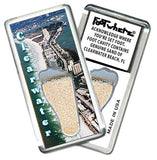Clearwater FootWhere® Souvenir Fridge Magnets. 6 Piece Set. Made in USA-FootWhere® Souvenirs