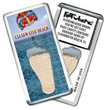 Clearwater FootWhere® Souvenir Fridge Magnets. 6 Piece Set. Made in USA-FootWhere® Souvenirs