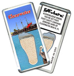 Load image into Gallery viewer, Clearwater, FL FootWhere® Souvenir Magnet. 72 pieces/ 6 assorted styles.

