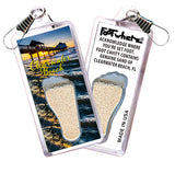Clearwater, FL FootWhere® Souvenir Zipper-Pull. 72 pieces/ 6 assorted styles.