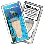 Load image into Gallery viewer, Cayman Islands FootWhere® Souvenir Magnet. Made in USA-FootWhere® Souvenirs
